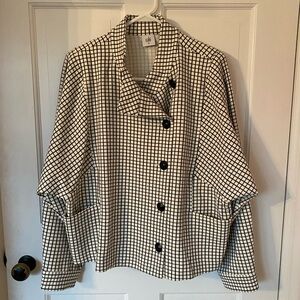 Cabi Women’s Windowpane Jacket XL - NWOT
